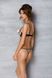 Комплект с открытой грудью Passion MARINA SET WITH OPEN BRA beige, размер S/M картинка 12