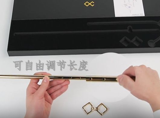Анальный крюк LOCKINK Golden Adjustable Anal Hook Set картинка