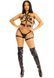 Портупея и гартеры Leg Avenue Garter Body Harness with Detachable Back Handle Black, размер M картинка 8