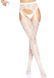 Кокетливі колготки з сердечками та доступом Leg Avenue Heart net suspender hose OS White картинка 5