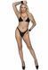 Бодістокінг у велику сітку з довгим рукавом Leg Avenue Long Sleeved Bodystocking Black O/S картинка 3
