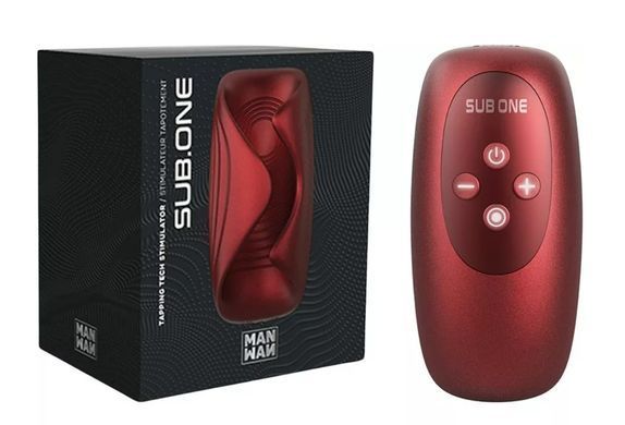 Мастурбатор с технологией постукивания Manwan SUB.ONE Velvet Red картинка