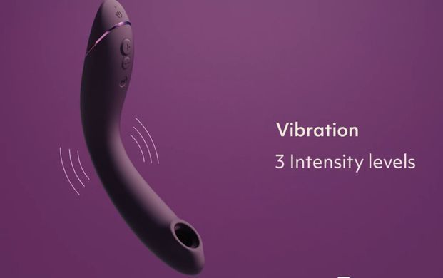 Вібратор для точки G з вакуумною стимуляцією Womanizer OG Aubergine (діаметр 3,9 см) зображення