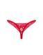 Мереживні стрінги з низькою посадкою Obsessive Lacelove thong Red, розмір XL/2XL картинка 4