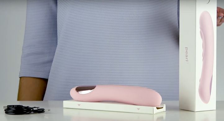 Интерактивный вибростимулятор точки G Kiiroo Pearl 3 Pink (диаметр 3,65 см) картинка