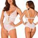 Эротическое полупрозрачное боди с доступом Obsessive Heavenlly crotchless teddy, размер XS/S картинка 1
