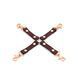 Шкіряна хрестовина Liebe Seele Wine Red Hogtie картинка 1