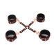 Шкіряна хрестовина Liebe Seele Wine Red Hogtie картинка 3