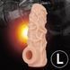 Насадка на член с отверстием для мошонки Kokos Nude Sleeve NS 004, размер L картинка 2