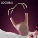 Набір БДСМ: перлинний нашийник з повідцем та наручники LOCKINK Pearl Bondage & Restraint Set картинка 16