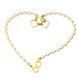 Набір БДСМ: перлинний нашийник з повідцем та наручники LOCKINK Pearl Bondage & Restraint Set картинка 8