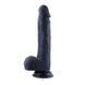 Силіконовий фалоімітатор Hismith 8.3" Silicone Dildo Black (діаметр 4,5 см) картинка 2