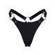 Трусики из натуральной кожи Feral Feelings String Bikini Black картинка