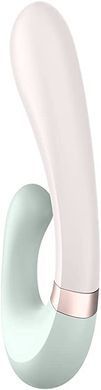 Смарт вібратор кролик із підігрівом Satisfyer Heat Wave Mint (діаметр 3,5 см) зображення