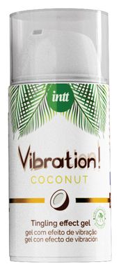 Рідкий вібратор Intt Vibration Coconut Vegan (15 мл) зображення