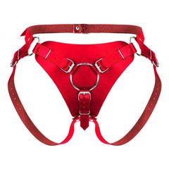 Трусики для страпона Feral Feelings Strap-on Harness Red, червоні зображення