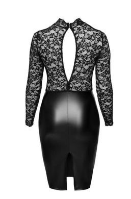 Сукня міді з м'яким мереживним верхом Noir Handmade F228 Midi dress with soft lace top, розмір S зображення
