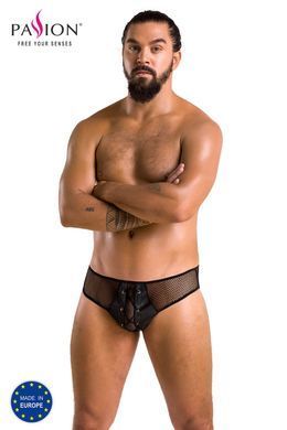 Сетчатые мужские трусы Passion 035 SLIP RICHARD black, размер L/XL картинка