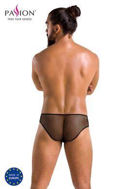 Сетчатые мужские трусы Passion 035 SLIP RICHARD black, размер L/XL картинка