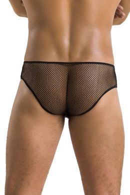Сетчатые мужские трусы Passion 035 SLIP RICHARD black, размер L/XL картинка