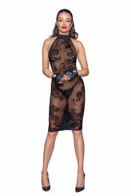 Платье миди из фатина с бархатными лямками Noir Handmade F240 Midi tulle dress with velvet straps, размер S картинка