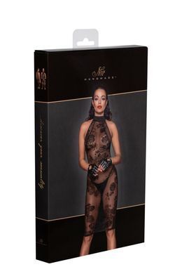 Платье миди из фатина с бархатными лямками Noir Handmade F240 Midi tulle dress with velvet straps, размер S картинка