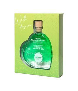 Розігріваючий їстівний масажний гель EXSENS With Desire Apple Pear, яблуко і груша (50 мл) зображення