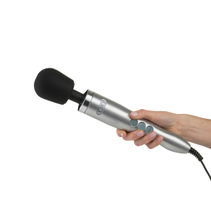 Вибромассажер-микрофон DOXY Die Cast Polished (Silver), работает от сети картинка