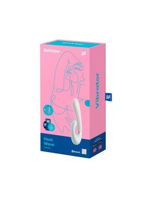 Смарт вібратор кролик із підігрівом Satisfyer Heat Wave Mint (діаметр 3,5 см) зображення