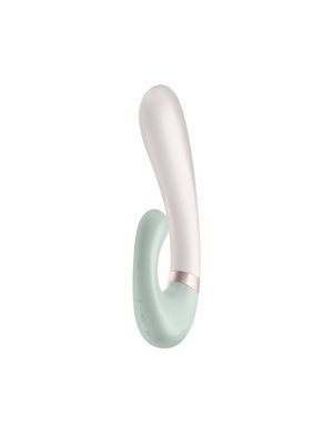 Смарт вібратор кролик із підігрівом Satisfyer Heat Wave Mint (діаметр 3,5 см) зображення
