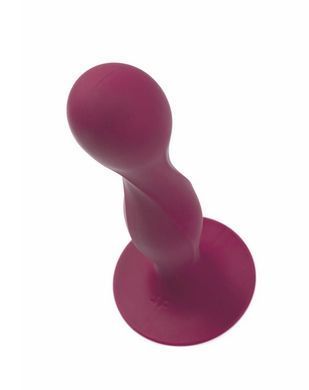 Дилдо на присосці з рухомими кульками Satisfyer Double Ball-R Red (діаметр 3,8 см) зображення