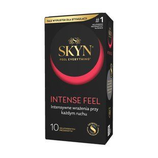 Презервативы безлатексные SKYN Intense Feel, ребристые (10 шт) картинка