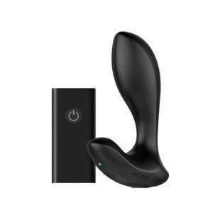 Анальная пробка с вибрацией и пультом ДУ Nexus DUO Remote Control Beginner Butt Plug Small Black (ширина 3,4 см) картинка