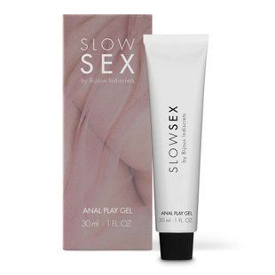 Анальний гель-змазка на водній основі Bijoux Indiscrets Slow Sex Anal play gel (30 мл) зображення