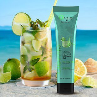 Їстівний лубрикант на водній основі Orgie Lube Tube Cocktail Caipirinha, коктейль Кайпірінья (100 мл) зображення