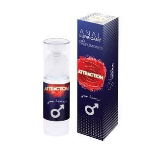 Анальний лубрикант на водній основі з феромонами для нього MAI Attraction Anal for Him (50 мл) зображення