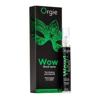 Спрей для орального сексу охолоджувальний Orgie Wow! Bucal spray, м'ята (10 мл)  зображення