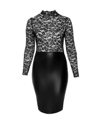 Сукня міді з м'яким мереживним верхом Noir Handmade F228 Midi dress with soft lace top, розмір S зображення
