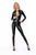 Комбінезон під латекс на блискавці Noir Handmade F293 Powerwetlook catsuit with front zipper, розмір S зображення
