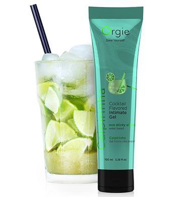Съедобный лубрикант на водной основе Orgie Lube Tube Cocktail Caipirinha, коктейль Кайпиринья (100 мл) картинка