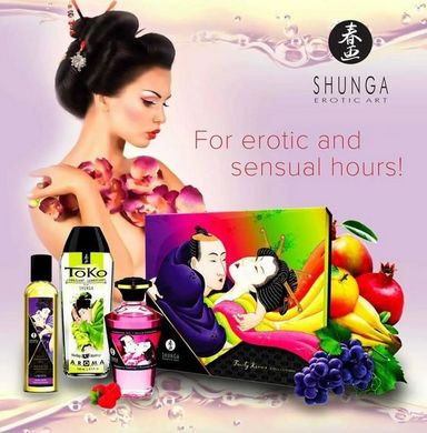 Подарунковий набір інтимної косметики Shunga Fruity Kisses зображення