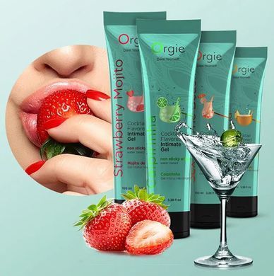 Съедобный лубрикант на водной основе Orgie Lube Tube Cocktail Caipirinha, коктейль Кайпиринья (100 мл) картинка