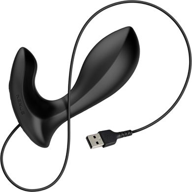 Анальная пробка с вибрацией и пультом ДУ Nexus DUO Remote Control Beginner Butt Plug Small Black (ширина 3,4 см) картинка