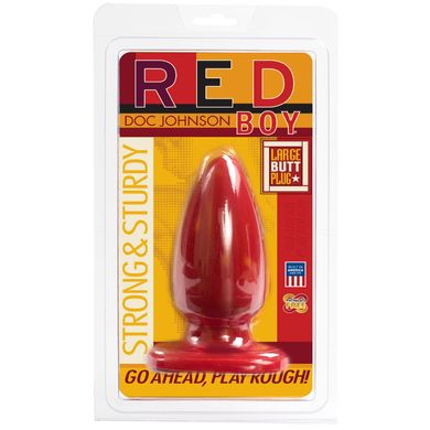 Анальна пробка Doc Johnson Red Boy Large 5 Inch (діаметр 5,5 см) зображення