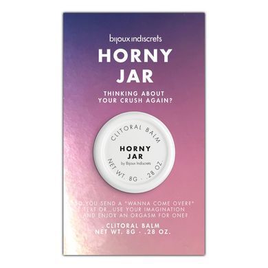 Бальзам для клітора розігріваючий Bijoux Indiscrets Horny Jar (Тремти від задоволення) 8 г зображення