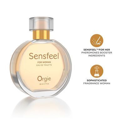 Жіночі парфуми з феромонами Orgie Sensfeel for Woman (50 мл), квітково-фруктовий аромат зображення