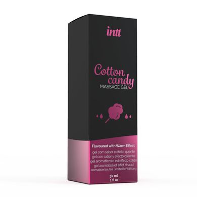Масажний гель для інтимних зон зігріваючий Intt Cotton Candy, солодка вата (30 мл) зображення