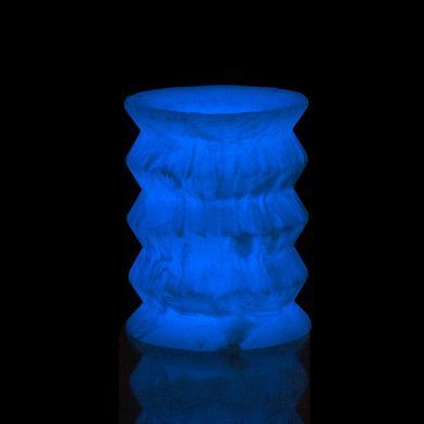 Мастурбатор, що світиться у темряві ADDICTION Silicone Reversible Stroker Glow in the Dark зображення