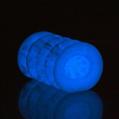 Мастурбатор, що світиться у темряві ADDICTION Silicone Reversible Stroker Glow in the Dark зображення