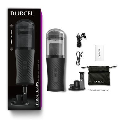 Автоматический мастурбатор на присоске с голосовым сопровождением Dorcel THRUST BLOW картинка